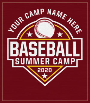 Baseball Camp T-shirt with Diamond