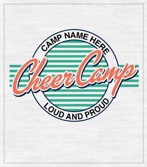 Retro Style Cheer Camp T-shirts