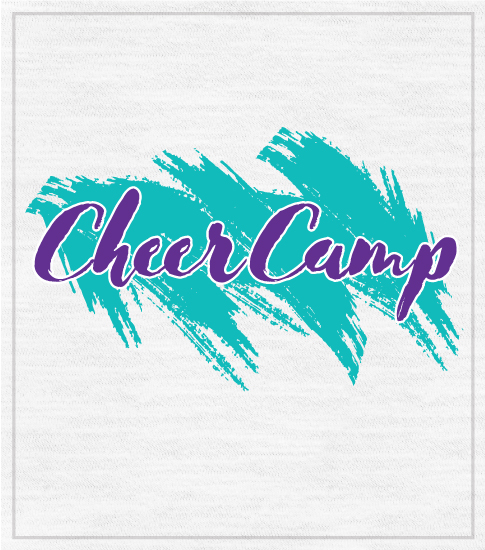 Cheer Camp T-shirt with Seventies Look