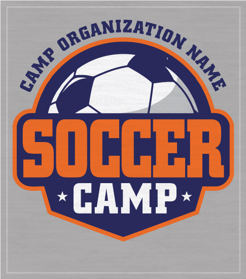 Soccer Camp T-shirt with Ball Logo