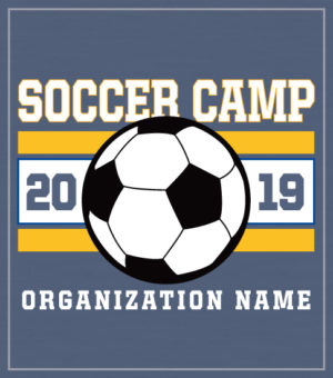 Stripe Soccer Summer Camp T-shirt