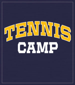 Simple Tennis Summer Camp T-shirts